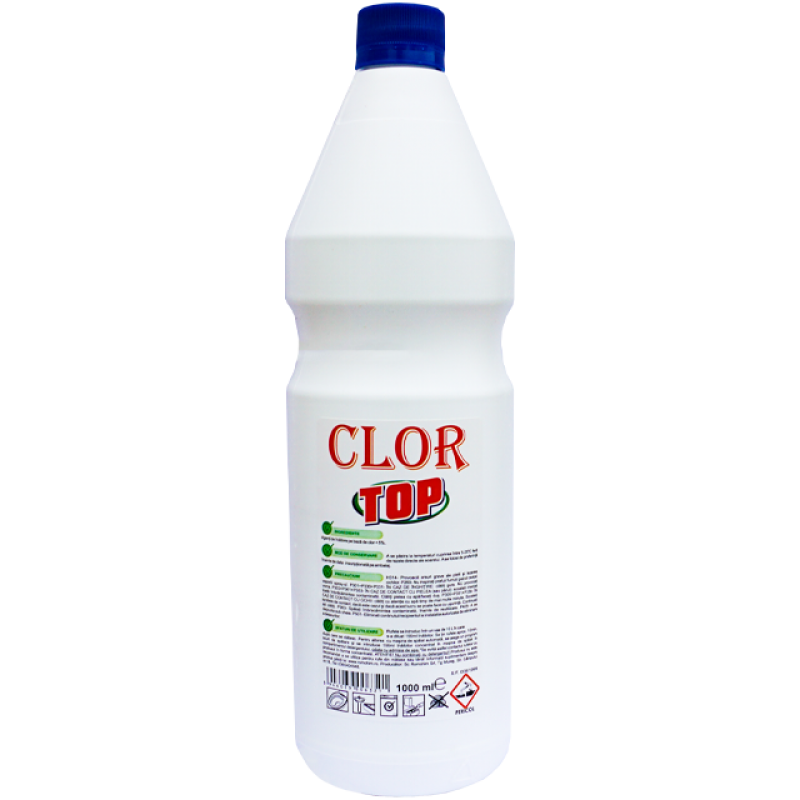 Detergent inalbitor pentru indepartarea petelor si curatarea suprafetelor, Top Clor, 1 L